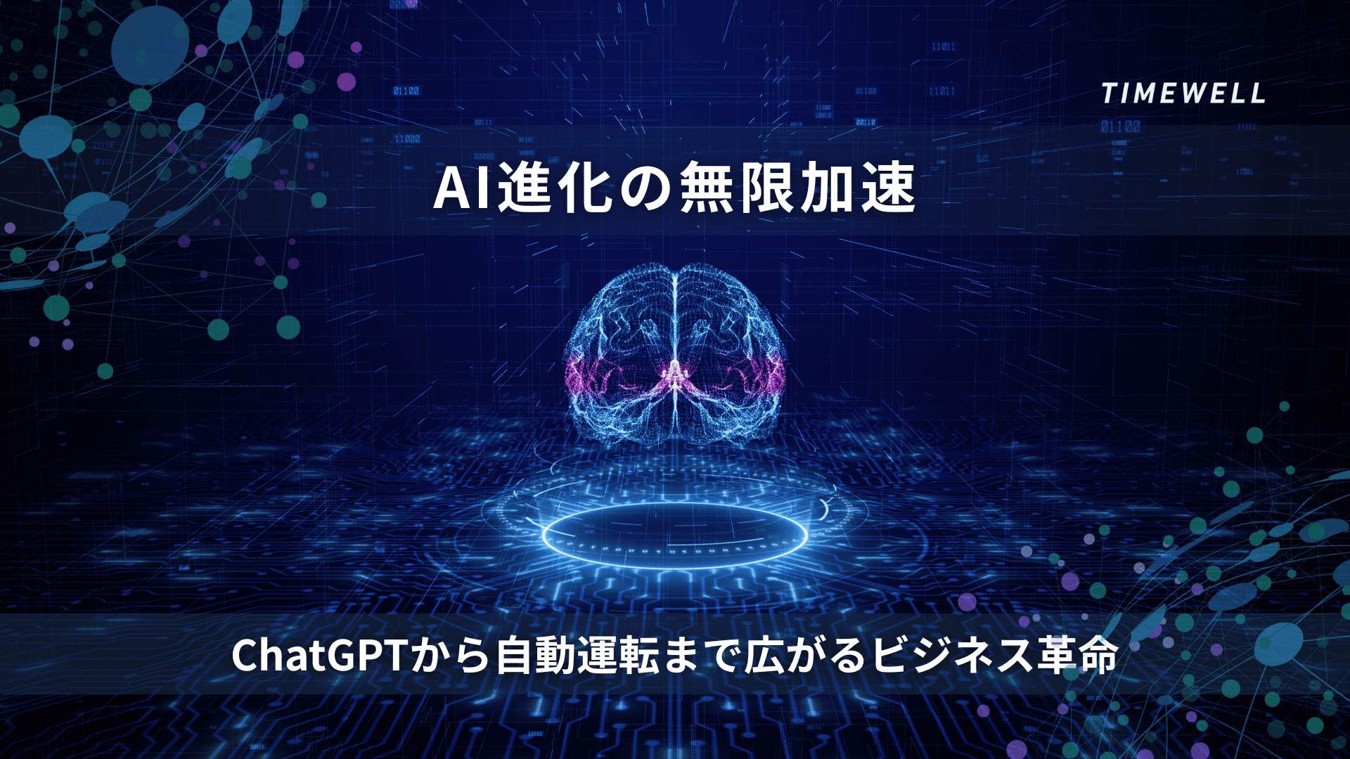 AI進化の無限加速:ChatGPTから自動運転まで広がるビジネス革命