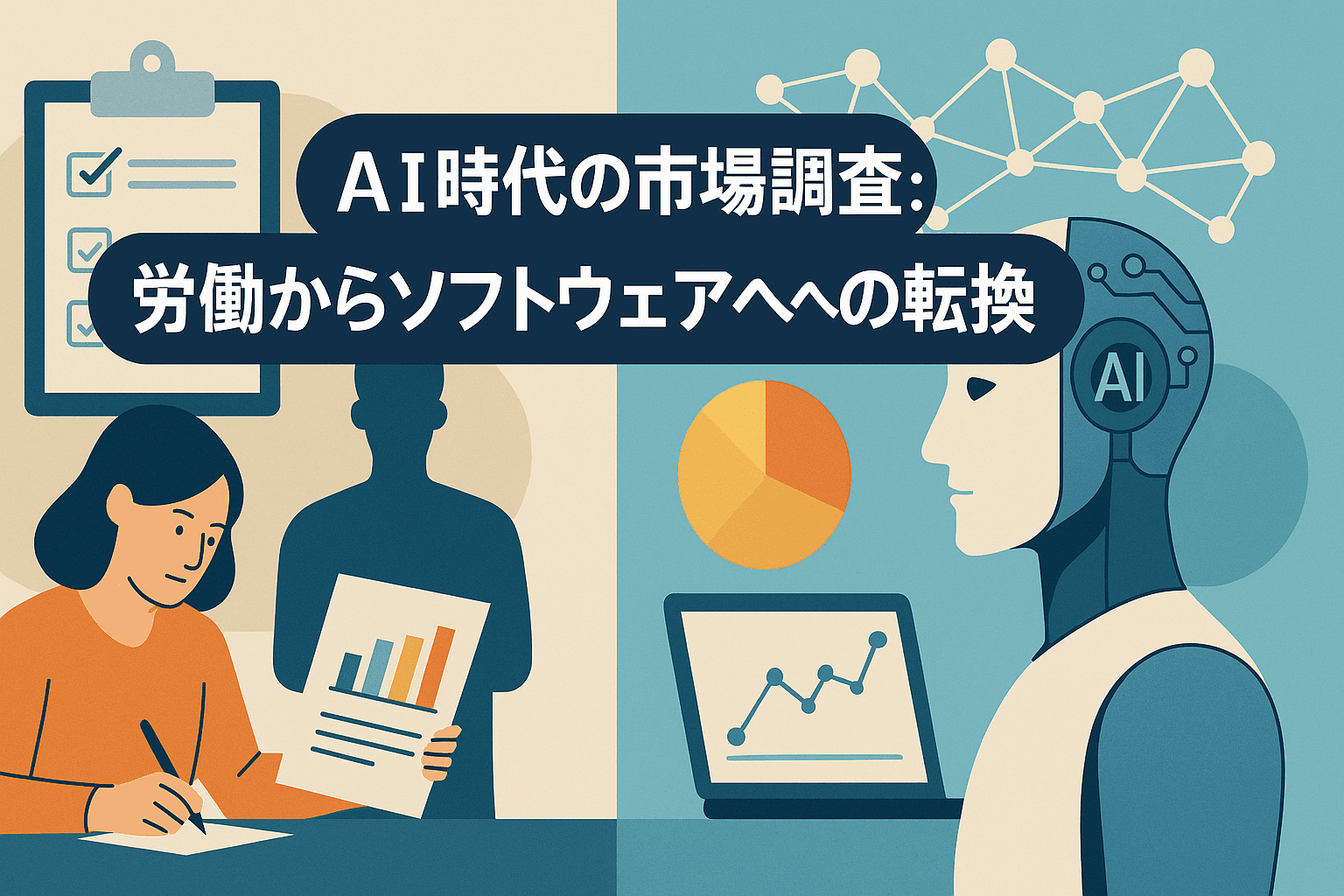 AI時代の市場調査:労働からソフトウェアへの転換