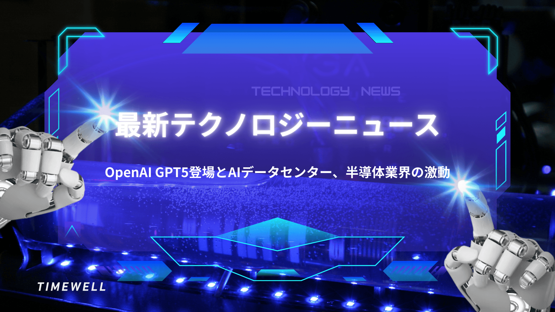 【最新テクノロジーニュース】OpenAI GPT5登場とAIデータセンター、半導体業界の激動