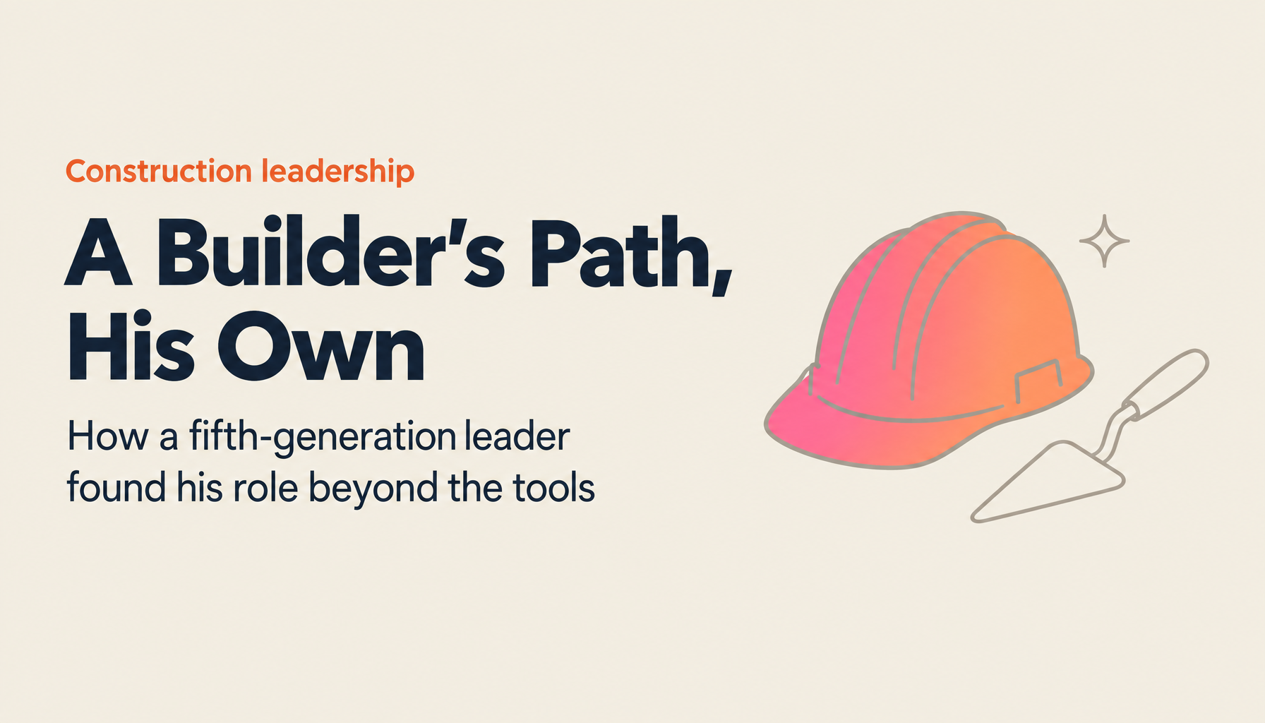 Committed to the Job Site: How the 5th-Generation Leader of Fujita Construction Found His Own Way