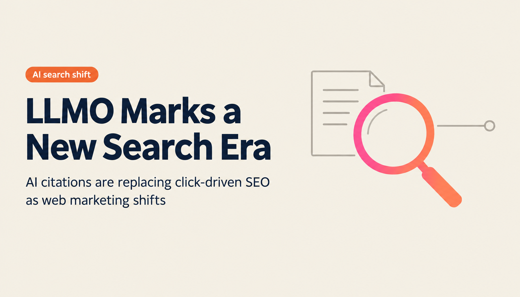 The Future LLMO Is Unlocking: The End of SEO and a New Web Marketing Strategy Through AI Optimization