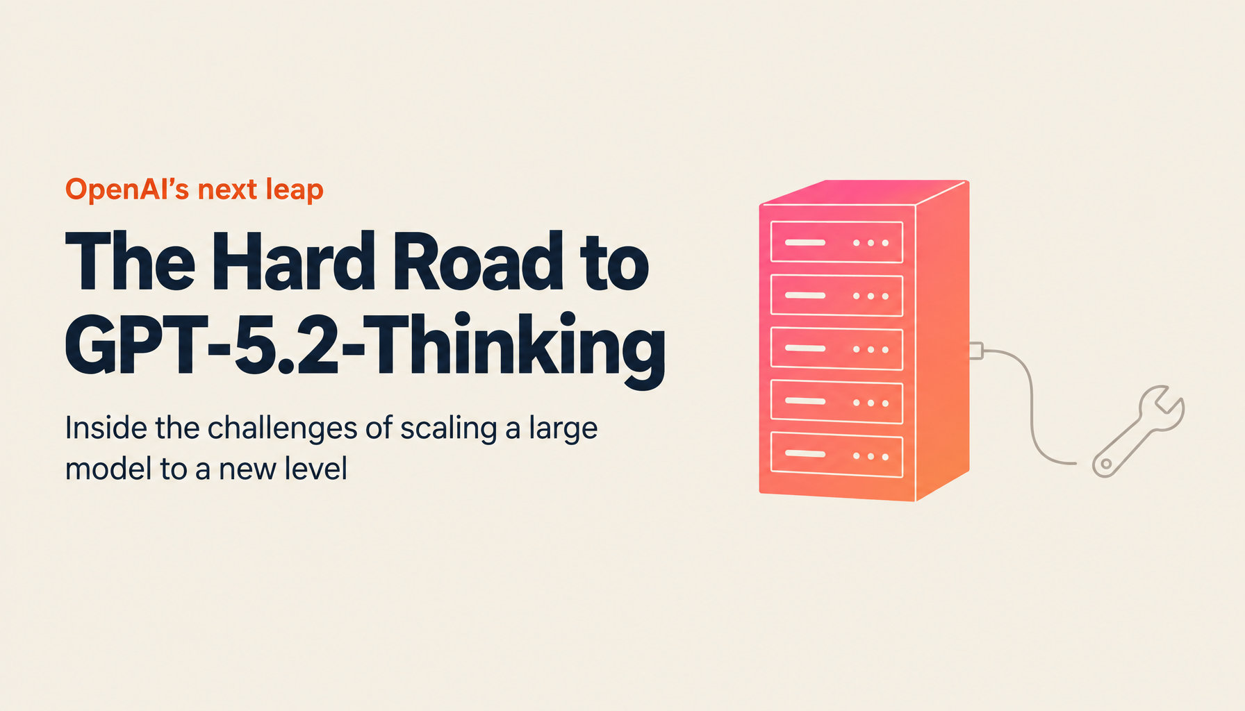 Behind the Development of GPT-5.2-Thinking: OpenAI's Challenges and Future in Building Large-Scale Models