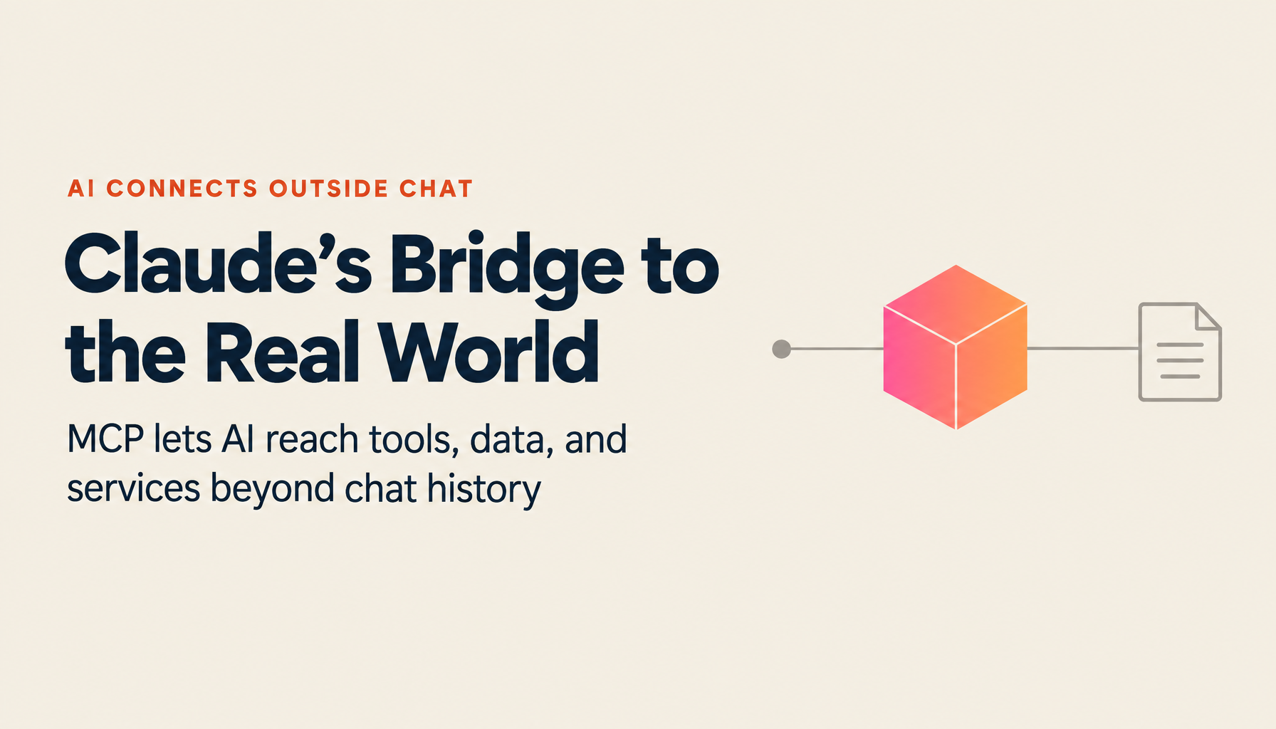 Claude and MCP: How AI Connects to the External World—Anthropic's Next-Generation Protocol Explained