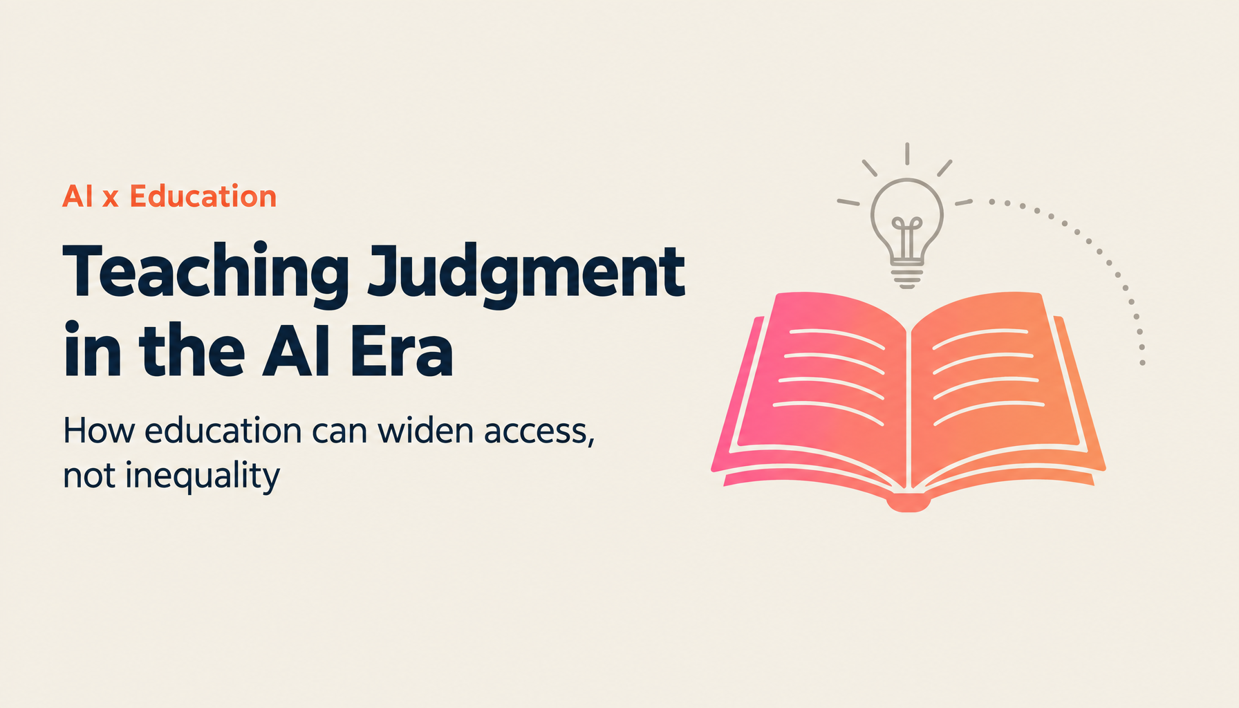 AI x Education for Well-being in the Intelligent Age | The Vision of UTokyo President Fujii and Mongolia-born AI Academia at SusHi Tech Tokyo 2026