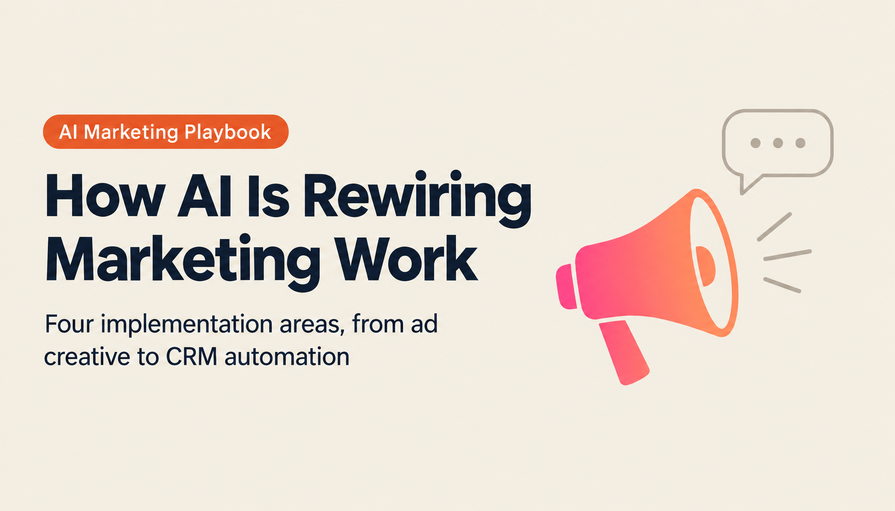 Implementation Patterns for AI x Marketing | Latest Cases in Ad Creative, SEO, and CRM Automation [2026 Edition]