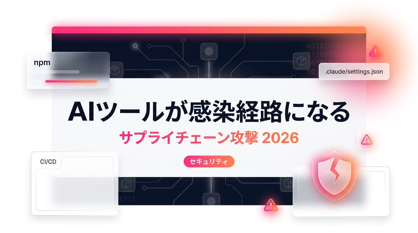 AIツールが感染経路になる時代——TanStack攻撃「Mini Shai-Hulud」が示したソフトウェアサプライチェーンの新しい恐怖