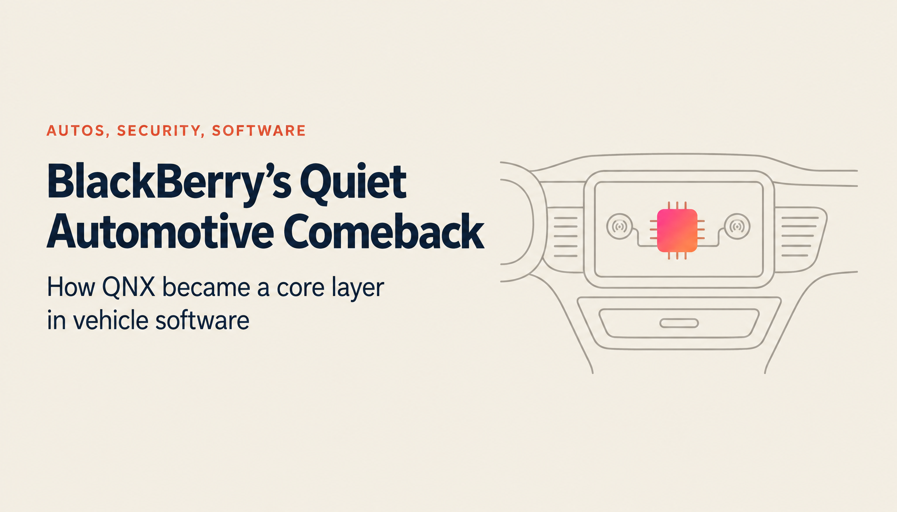 What Makes BlackBerry So Remarkable? Autonomous Vehicles, Security, and the QNX Platform