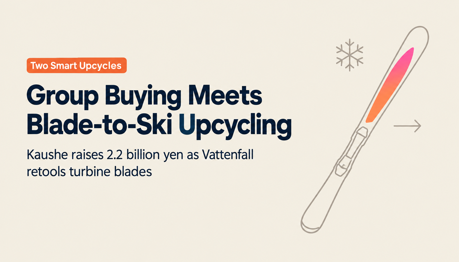 PR TIMES & IDEAS FOR GOOD Vol. 12: Group-Buy App Kaushe Raises 2.2 Billion Yen and Wind Turbines Become Skis