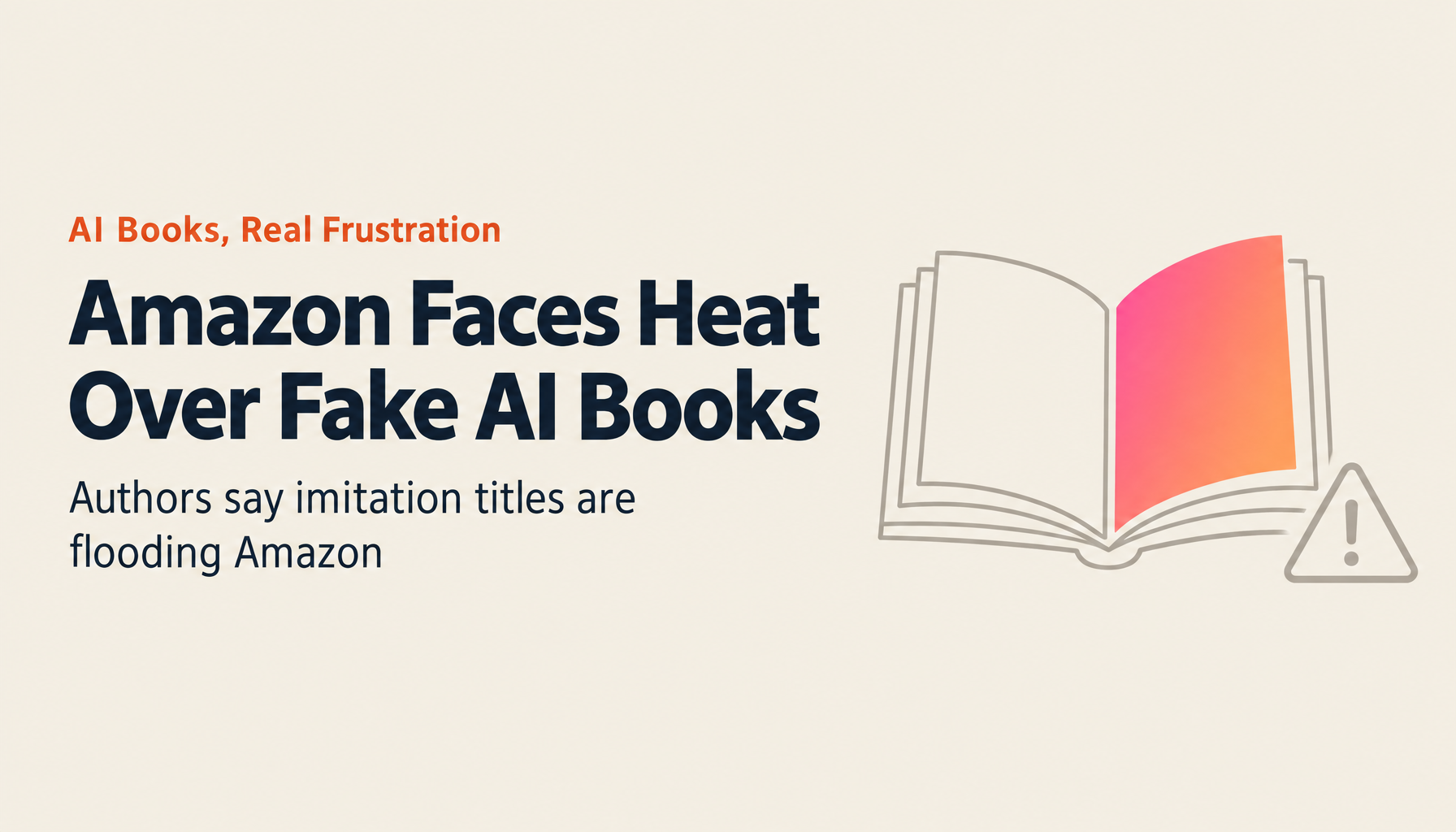 Amazon Faces Backlash Over AI-Generated Imitation Books