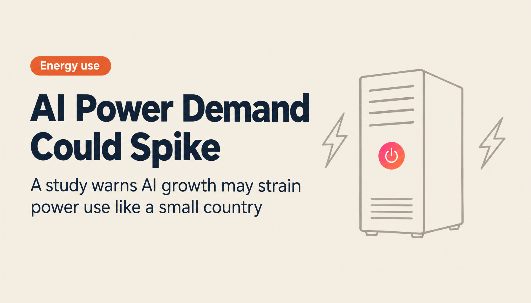 AI Power Consumption Could Surpass Small Countries: Study Warns