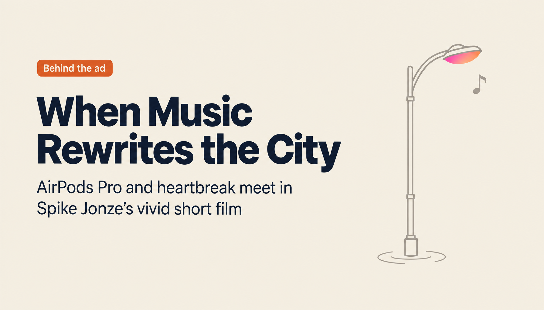 Behind the Scenes of the AirPods Pro Ad 'Someday': The Moment Music Changes the World
