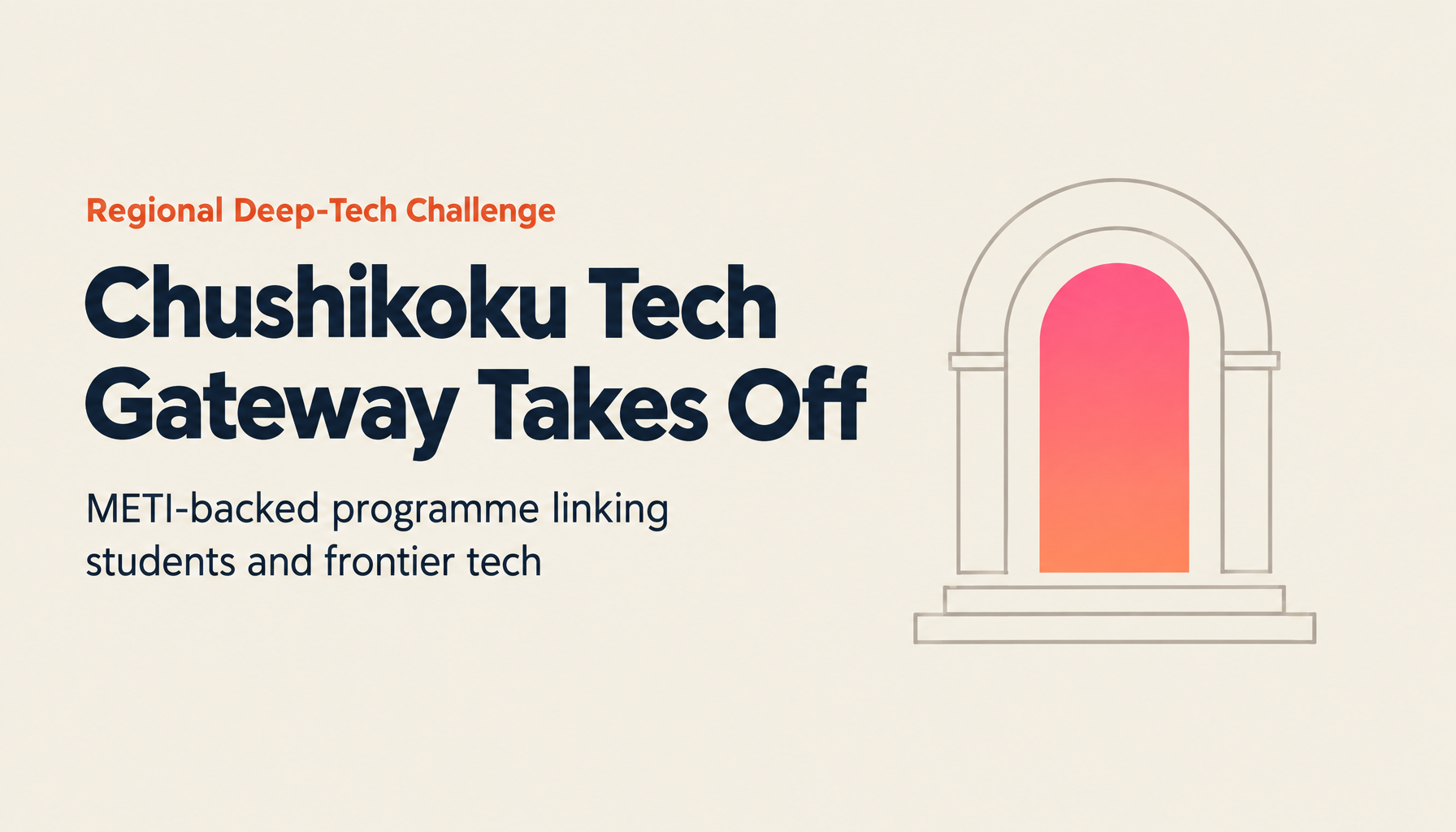 METI's AKATSUKI Project and the Chushikoku Tech Gateway|TIMEWELL Serves as PM for a Deep-Tech Challenge Born in the Chugoku-Shikoku Region