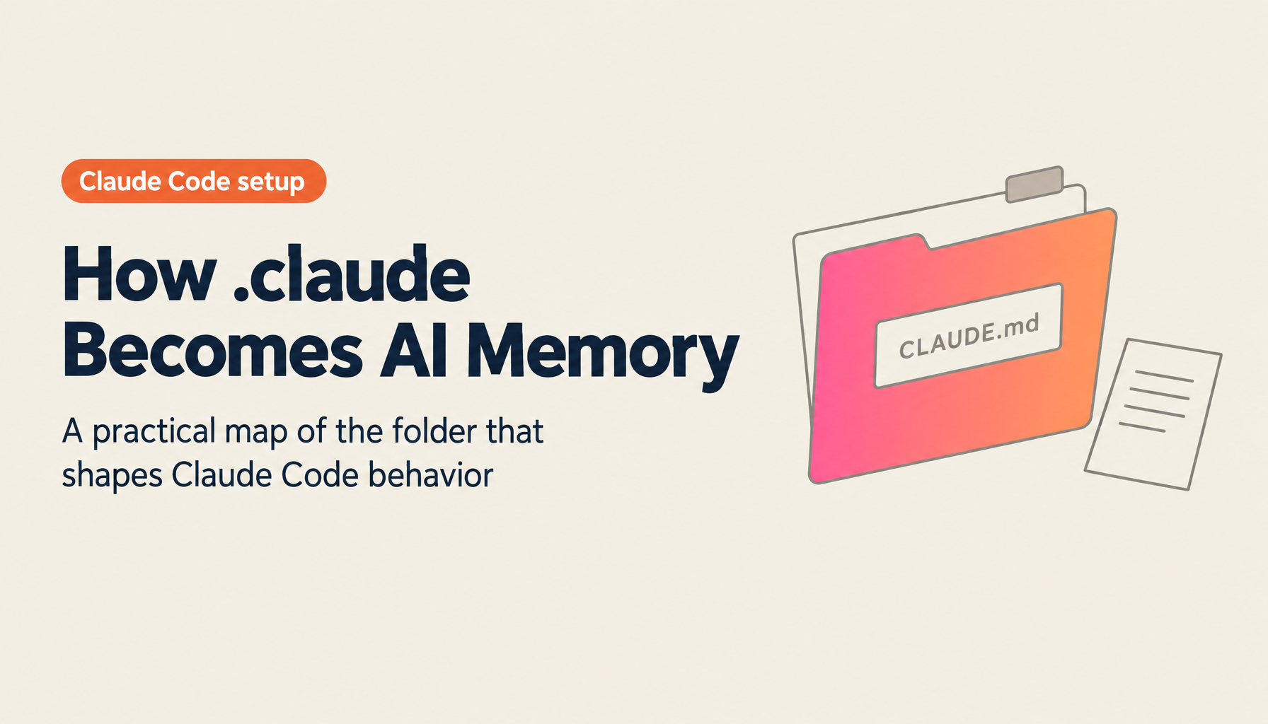 Inside the Claude Code .claude Folder (Late-2026 Edition): Designing Your Project's Brain by Hand
