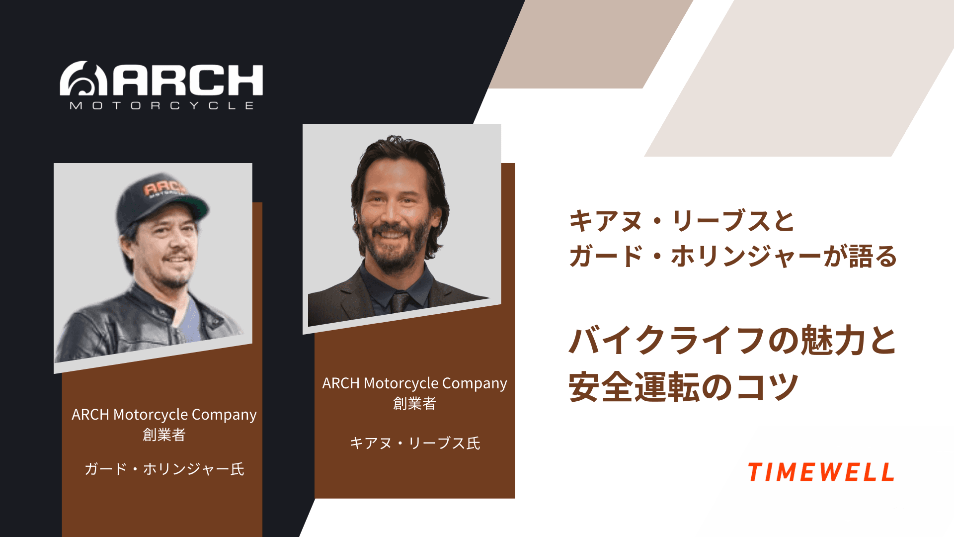 Keanu Reeves and Gard Hollinger on the Joy of Riding and the ARCH Motorcycle Story