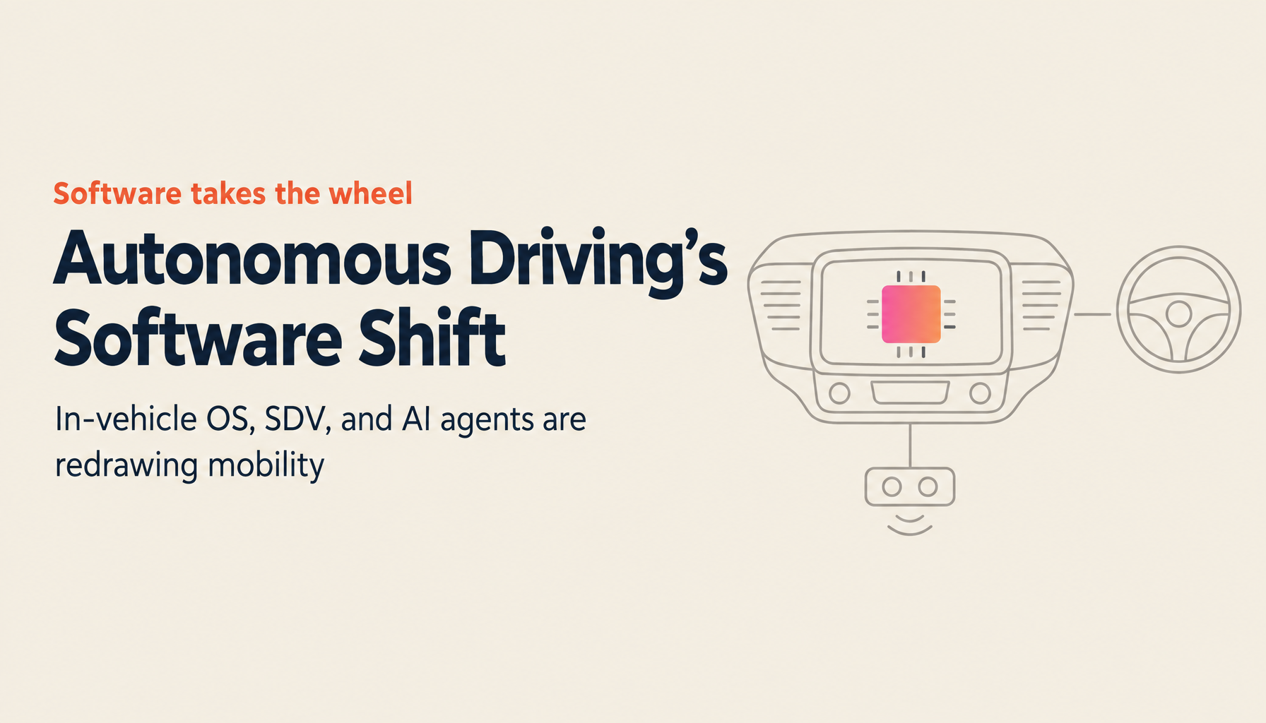 The Battleground for Autonomous Driving Has Moved to Software | How In-Vehicle OS, SDV, and AI Agents Are Reshaping Mobility in 2026 [SusHi Tech Tokyo 2026]
