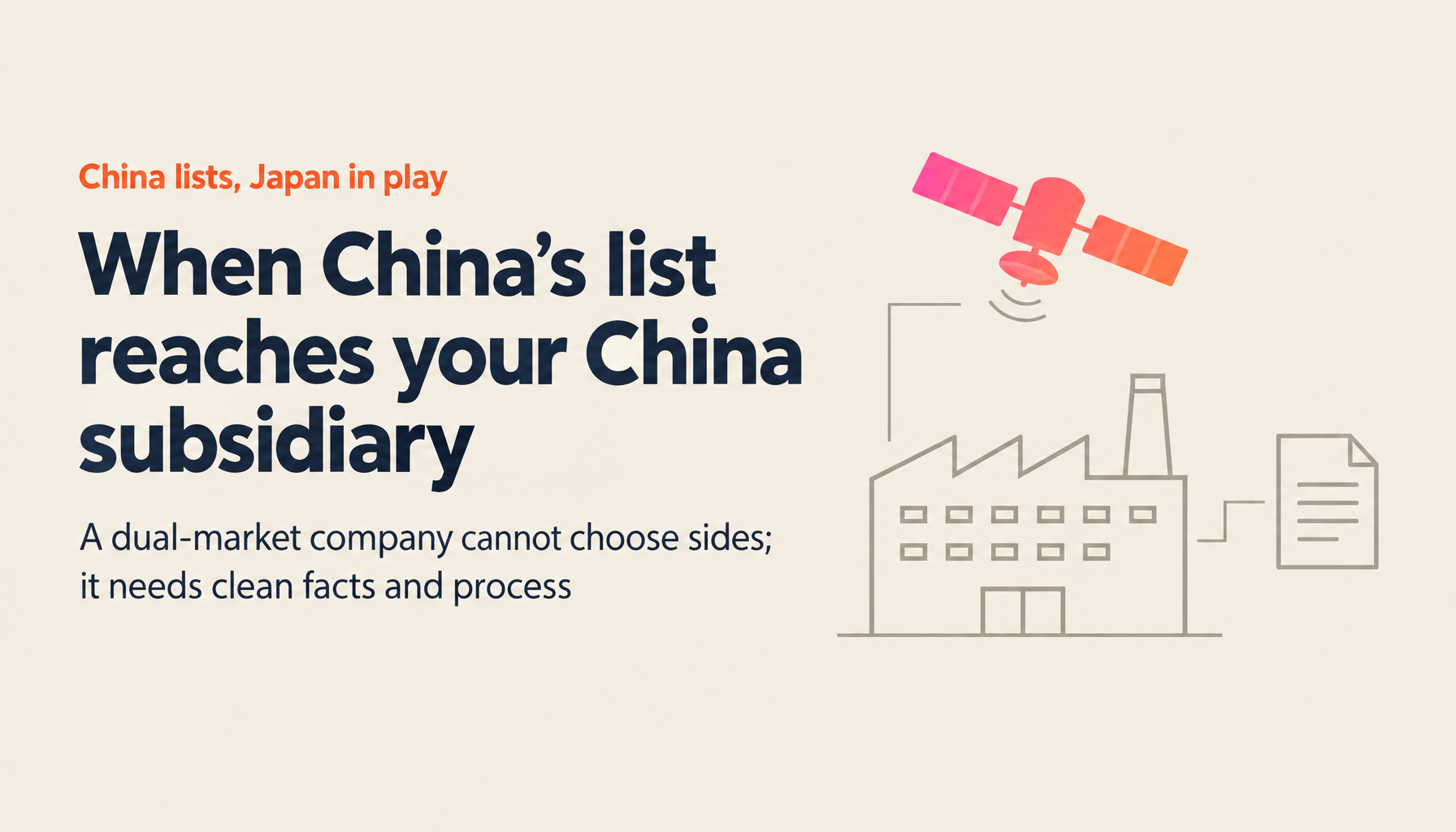 China's countermeasures and tighter drone export controls: where should a company trading with both the US and China stand?