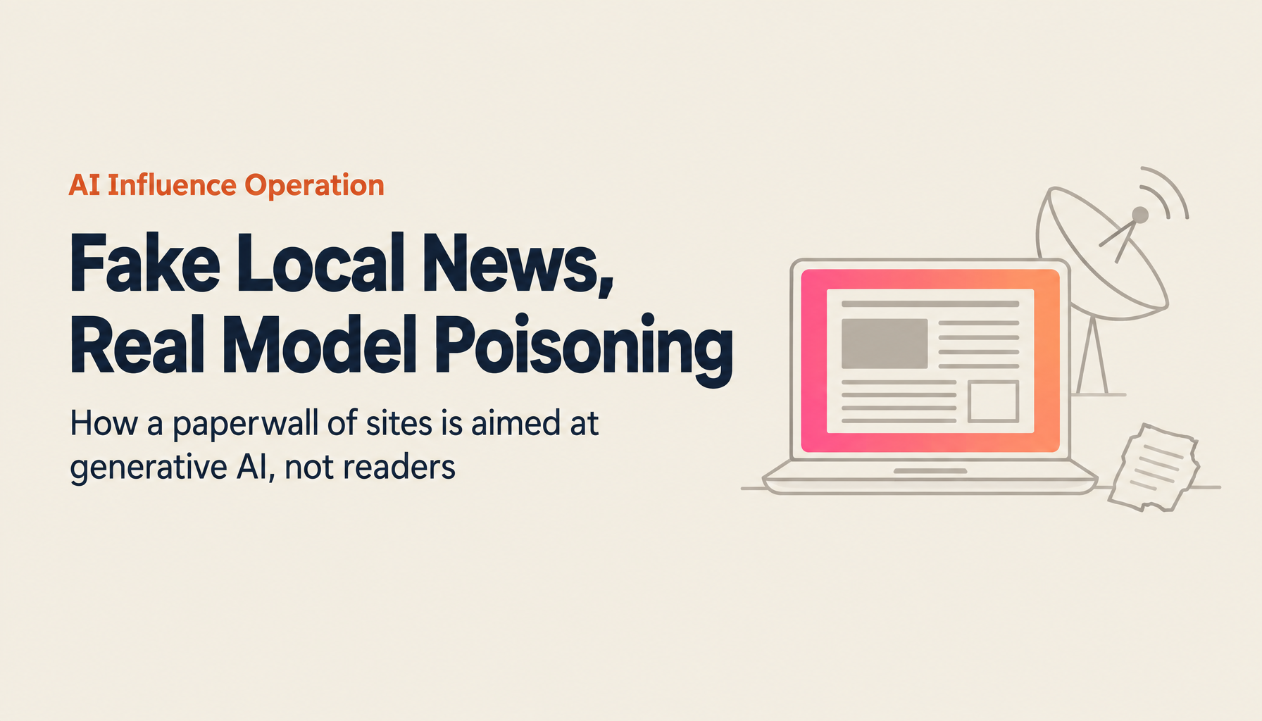 The 'Fujiyama Times' Problem: Fifteen Fake News Sites and the New Influence Operation Targeting AI [May 2026]