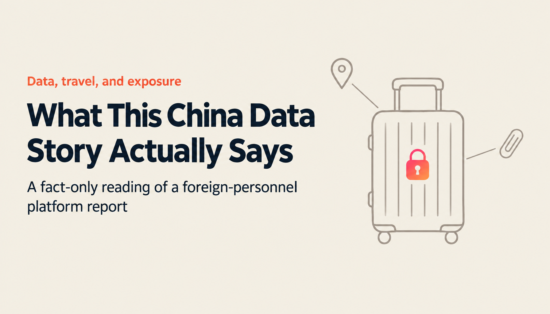 Reading the Zhangjiakou Foreign-Personnel Platform Story on the Facts Alone