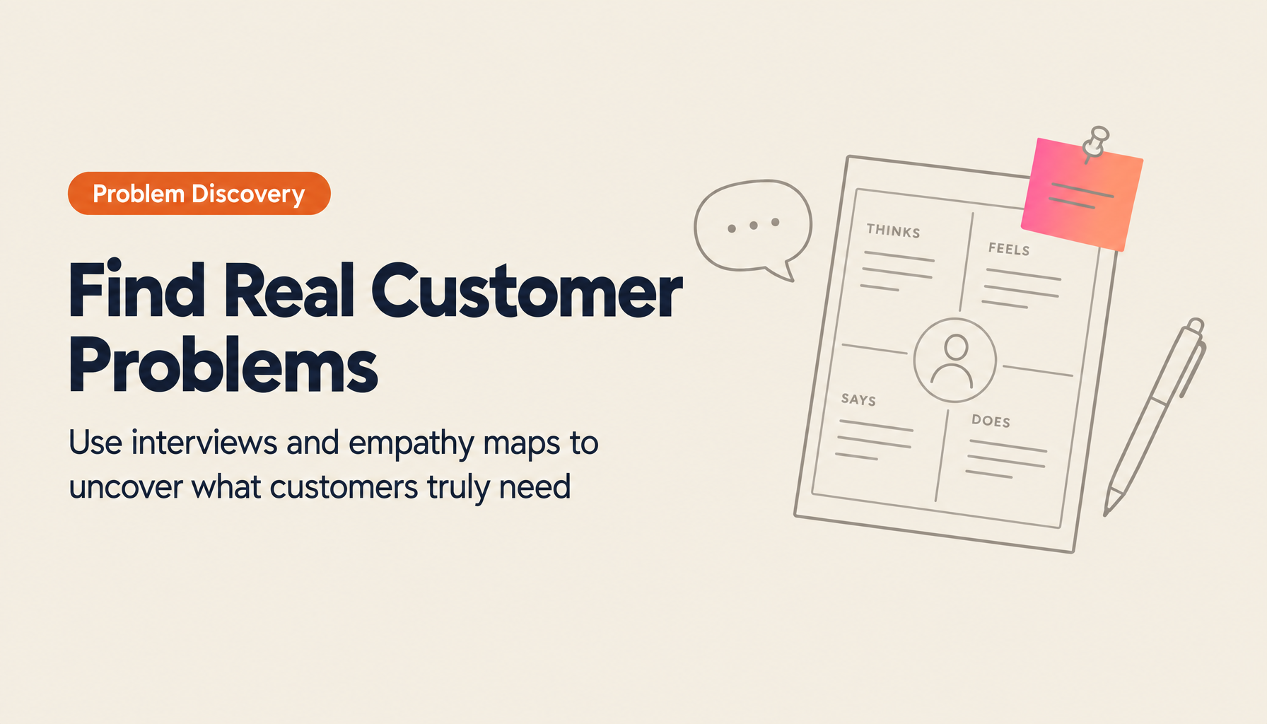 How to Find Customer Problems and Build an Empathy Map|A Practical Guide for New Ventures