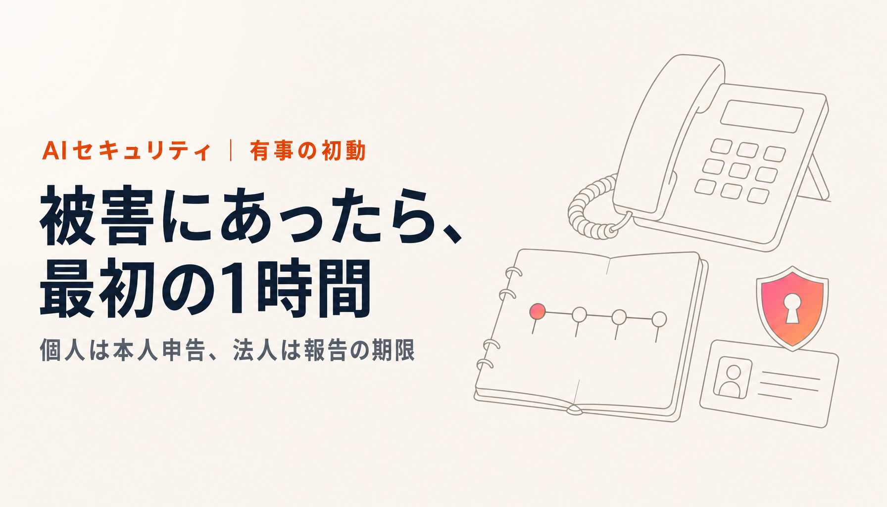 サイバー攻撃の被害にあったらどうする|個人と法人がまずやること