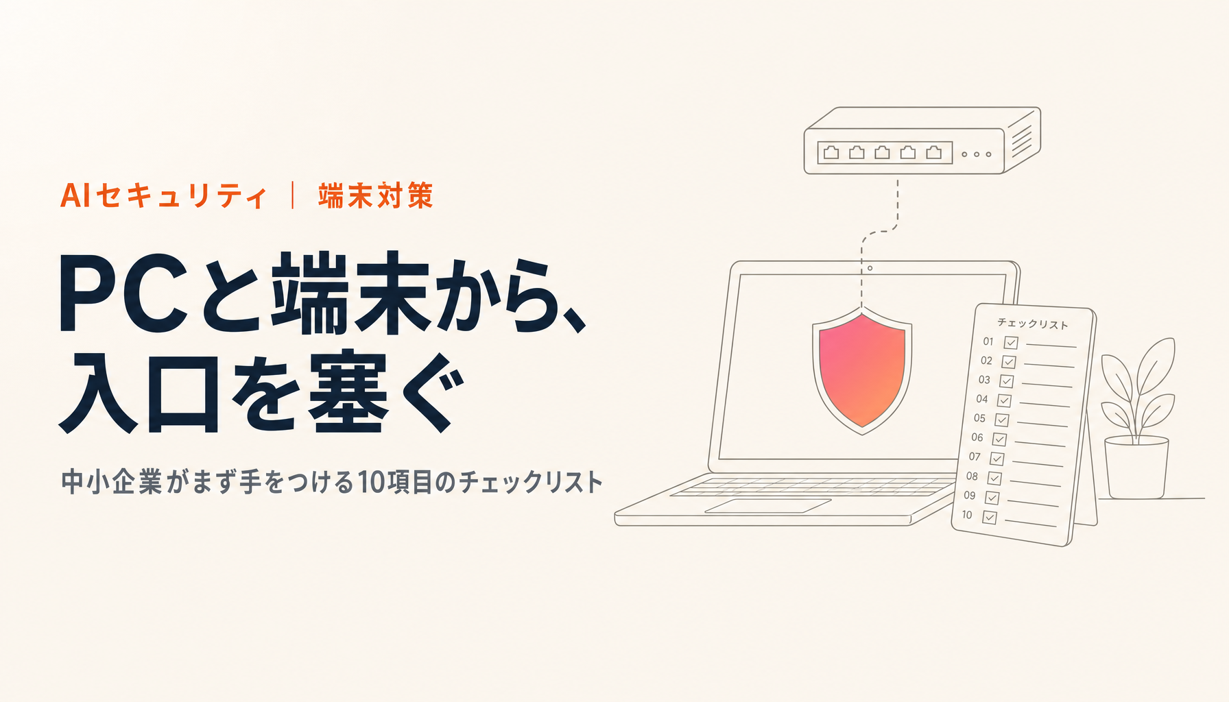 相次ぐ不正アクセスから学ぶ【後編】｜PCと端末の対策、中小企業がまずやること