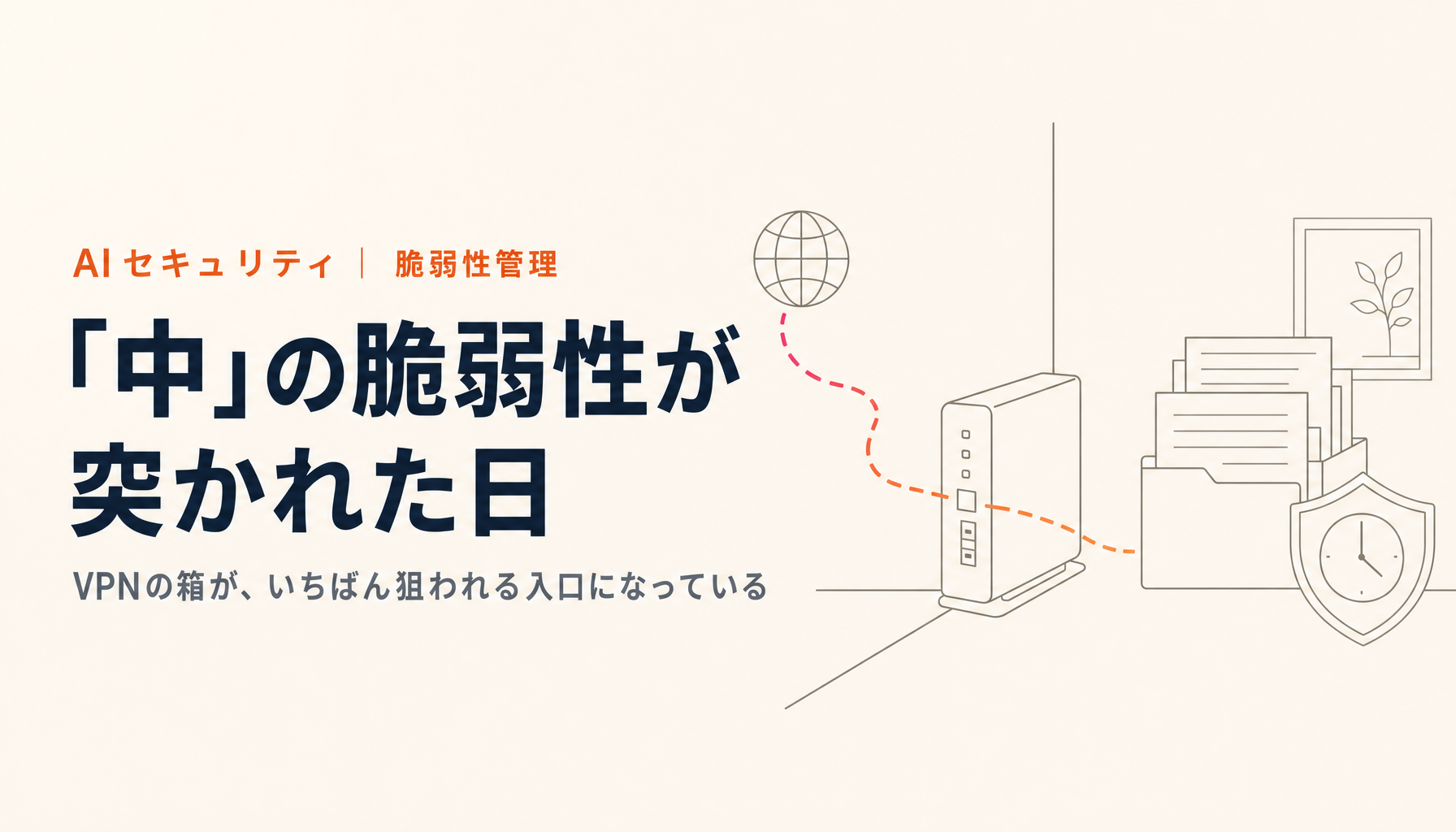 デジタル庁GSSの不正アクセスから学ぶ|「中」のVPN脆弱性が突かれる時代、法人はパッチ運用と接続設計をどう変えるか