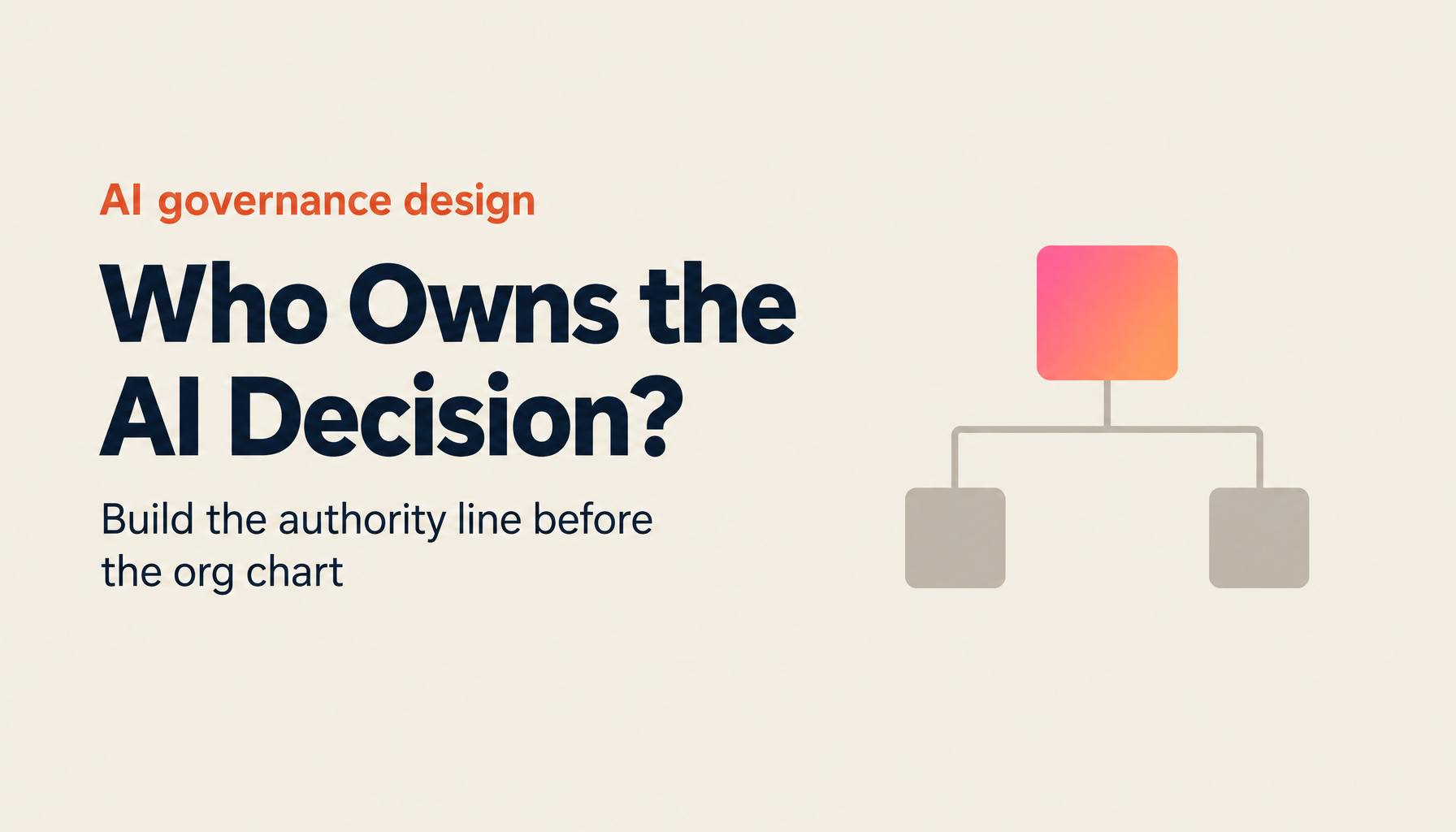 AI Governance Org Design | CAIO, AI Ethics Board, and Steering Committee Authority and Operations [2026 Edition]