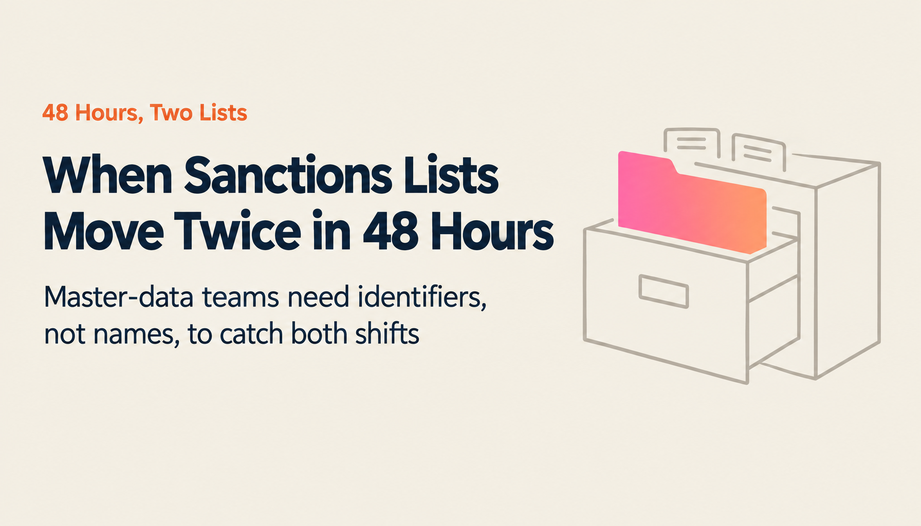 The EU's 21st Russia Sanctions Package and China's Announcement the Next Day: Turning 48 Hours of List Changes Into Master-Data Work
