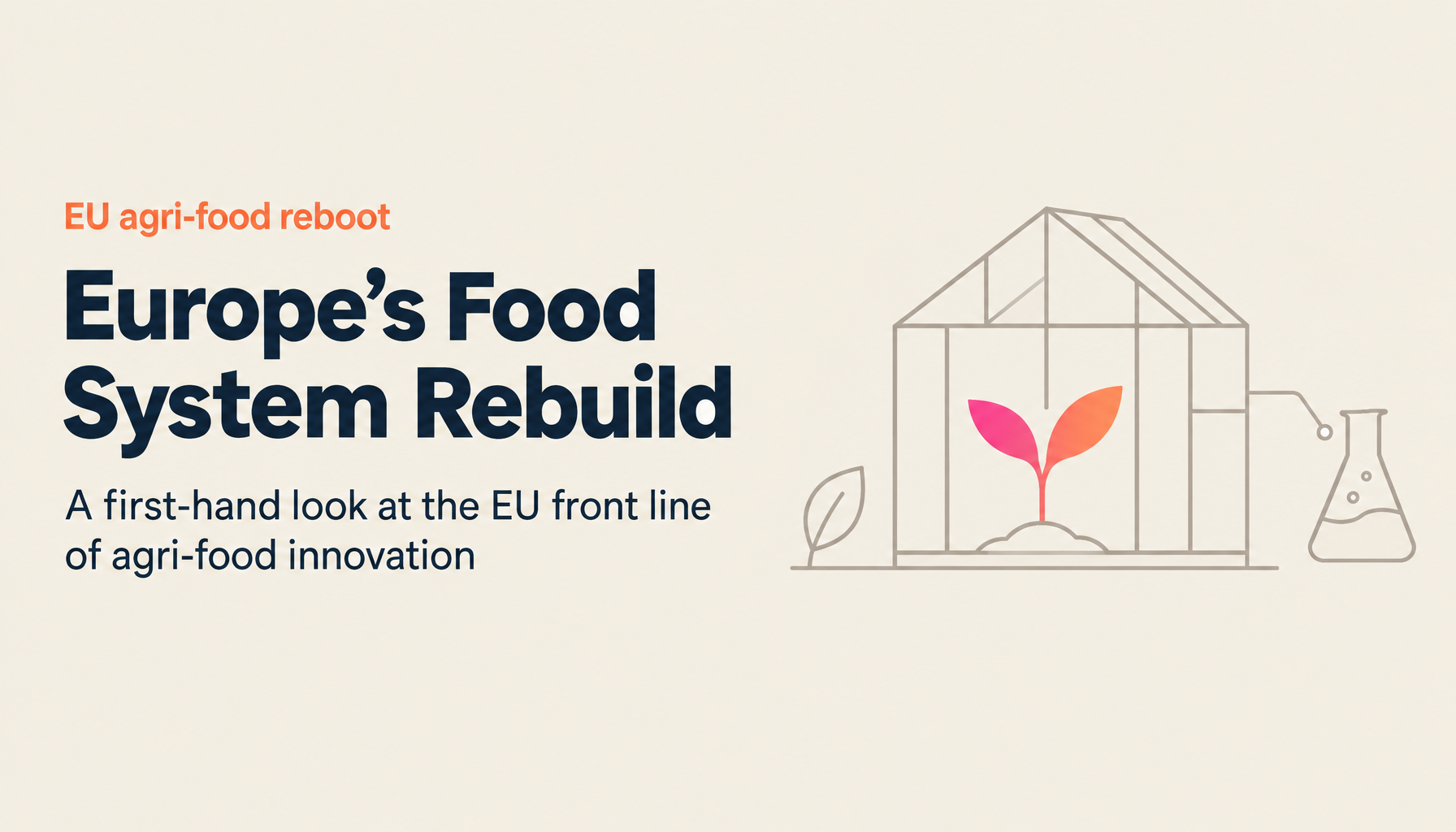 The Front Lines of European Agri-Food Innovation | How the EU Is Rebuilding Its Food System [SusHi Tech Tokyo 2026]