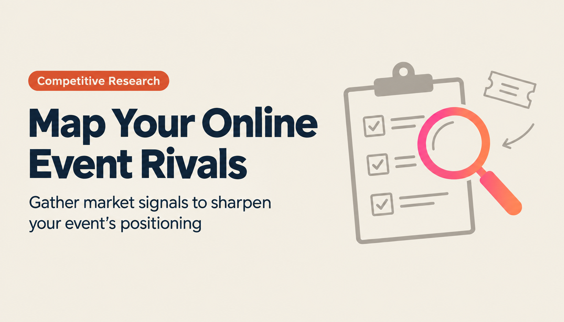 How to Conduct Effective Competitive Research for Online Events | TIMEWELL