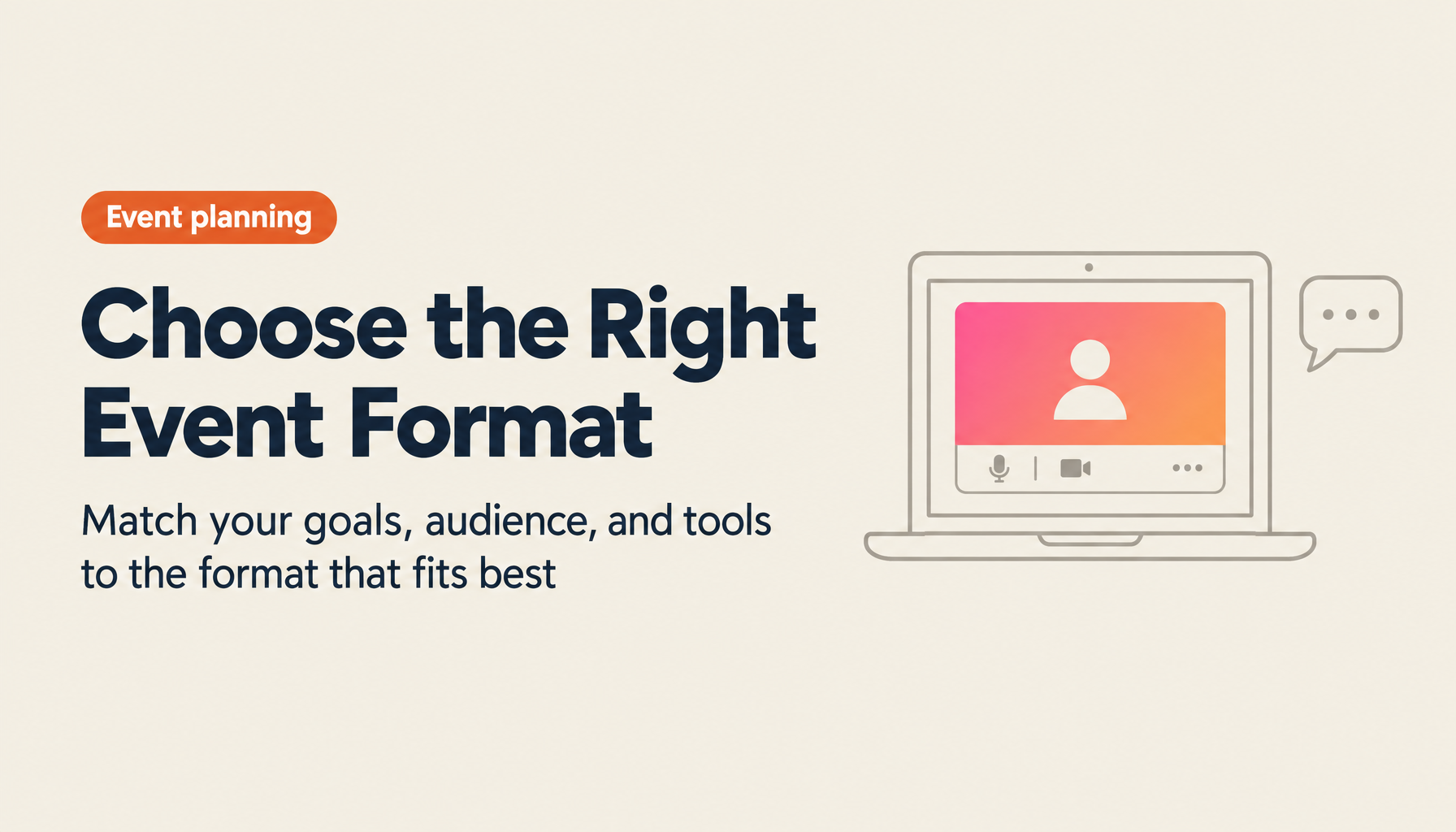 The Complete Guide to Choosing an Online Event Format | TIMEWELL