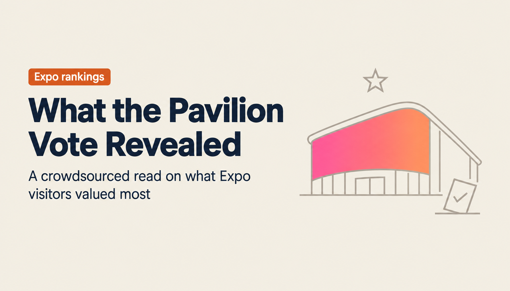 Expo Pavilion Grand Vote: Full Rankings and What the Results Reveal