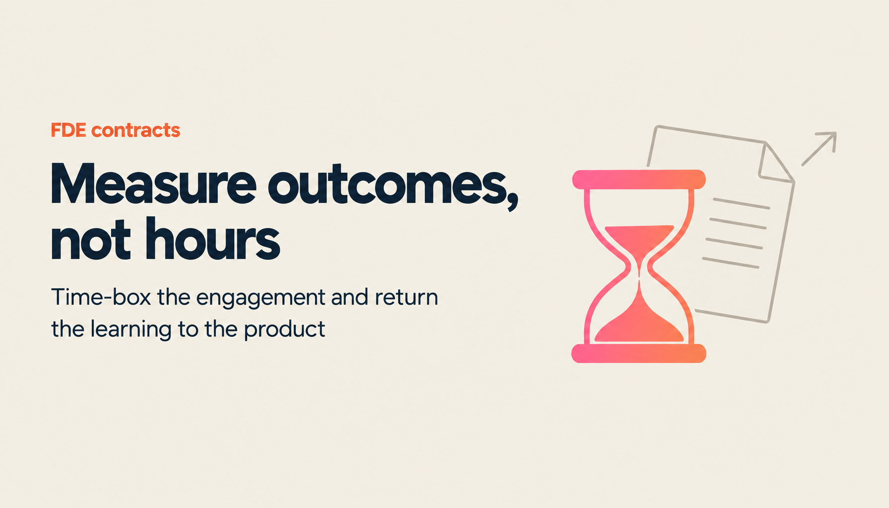 How FDE Outcomes Are Measured and Contracted | Engineering Hours as Investment, Not Billing