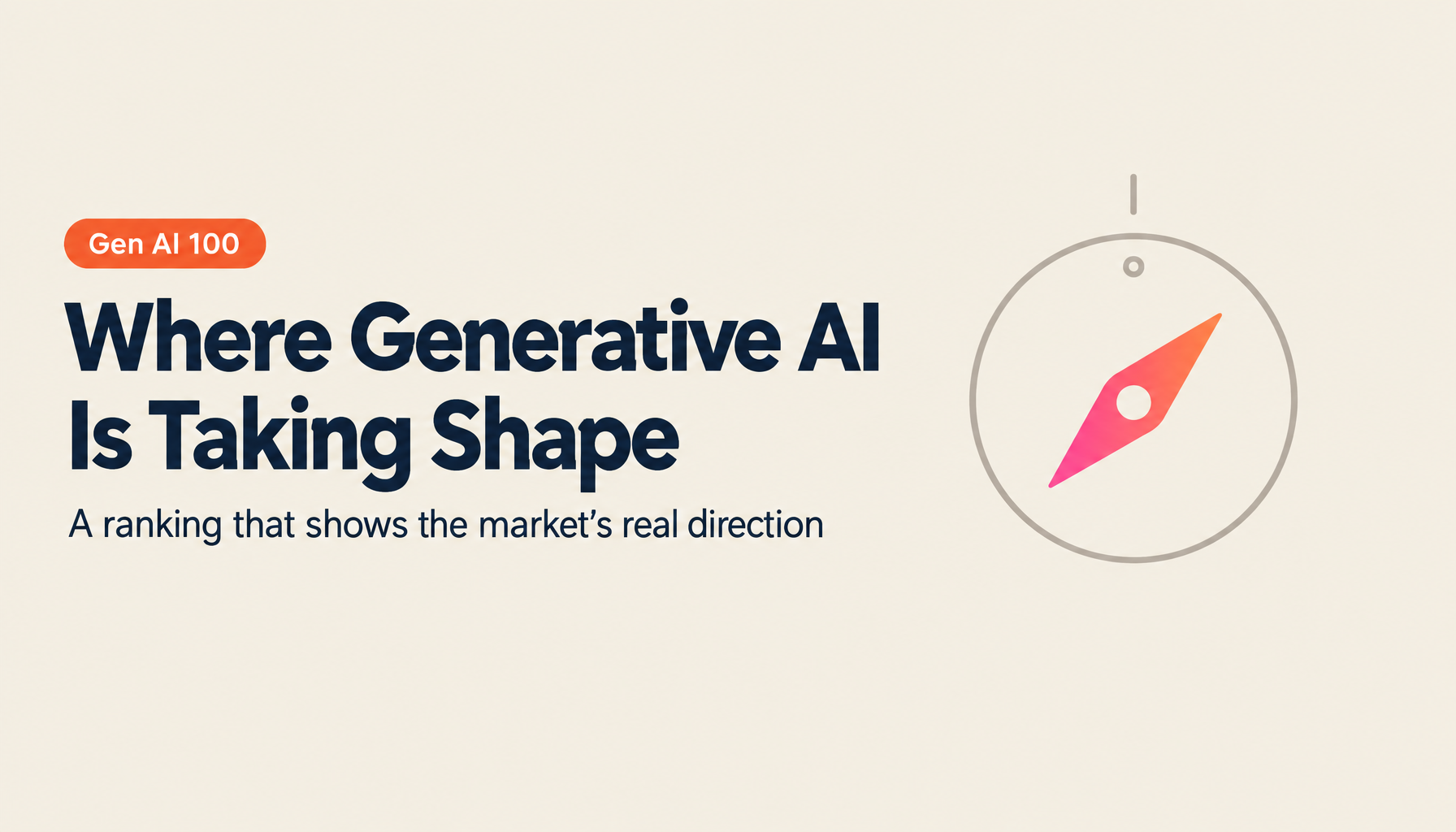 The Generative AI Frontier: Market Trends and Future Forecasts from Gen AI 100