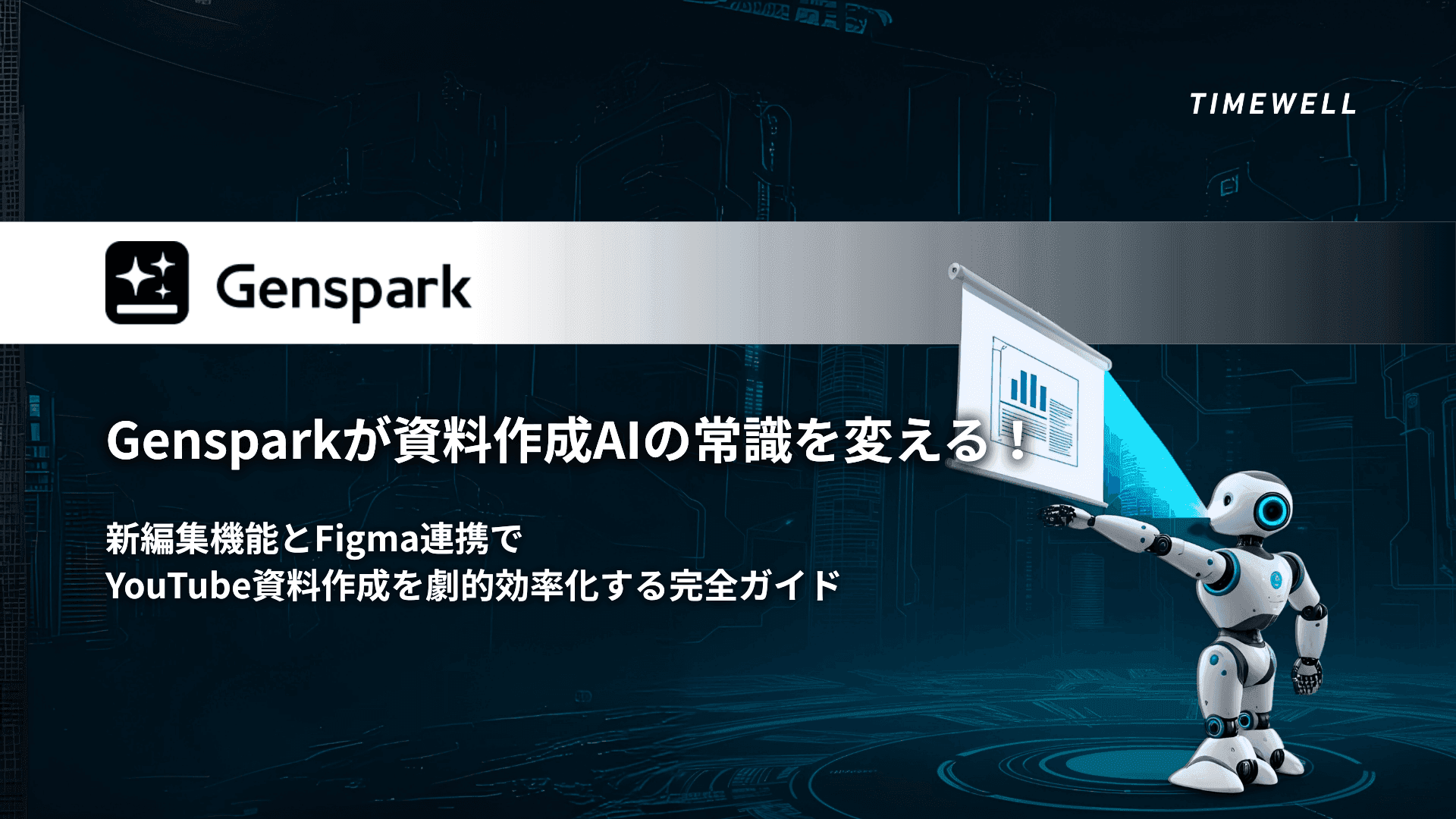 Gensparkが資料作成AIの常識を変える!新編集機能とFigma連携でYouTube資料作成を劇的効率化する完全ガイド