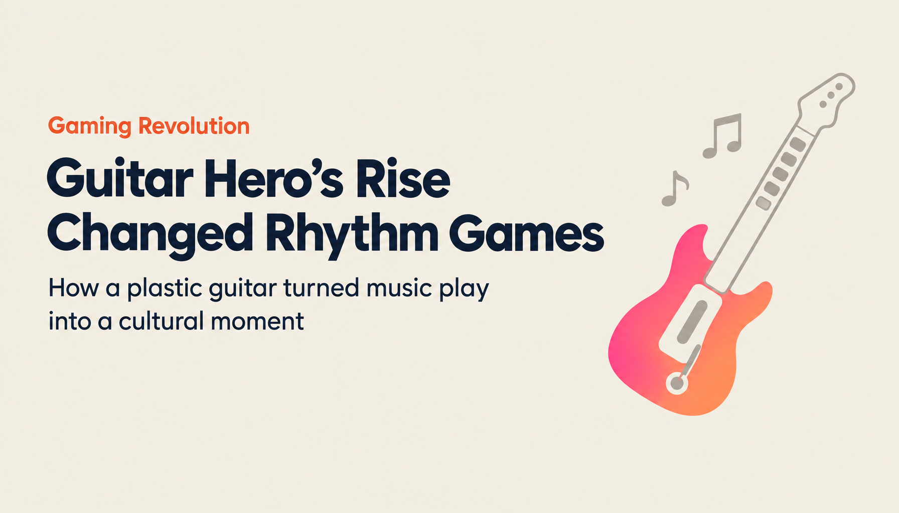 Guitar Hero's Legacy in Gaming History: The Revolution Born from Music and Technology