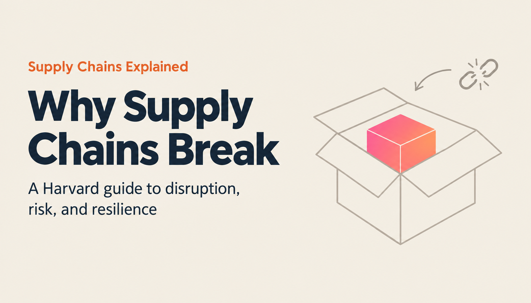 Global Supply Chains Today and Tomorrow: A Harvard Professor's Guide to the Challenges and Outlook