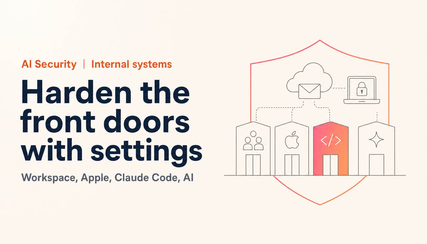 Securing Internal Systems: Settings for Workspace, Apple, Claude Code and Browser AI Agents