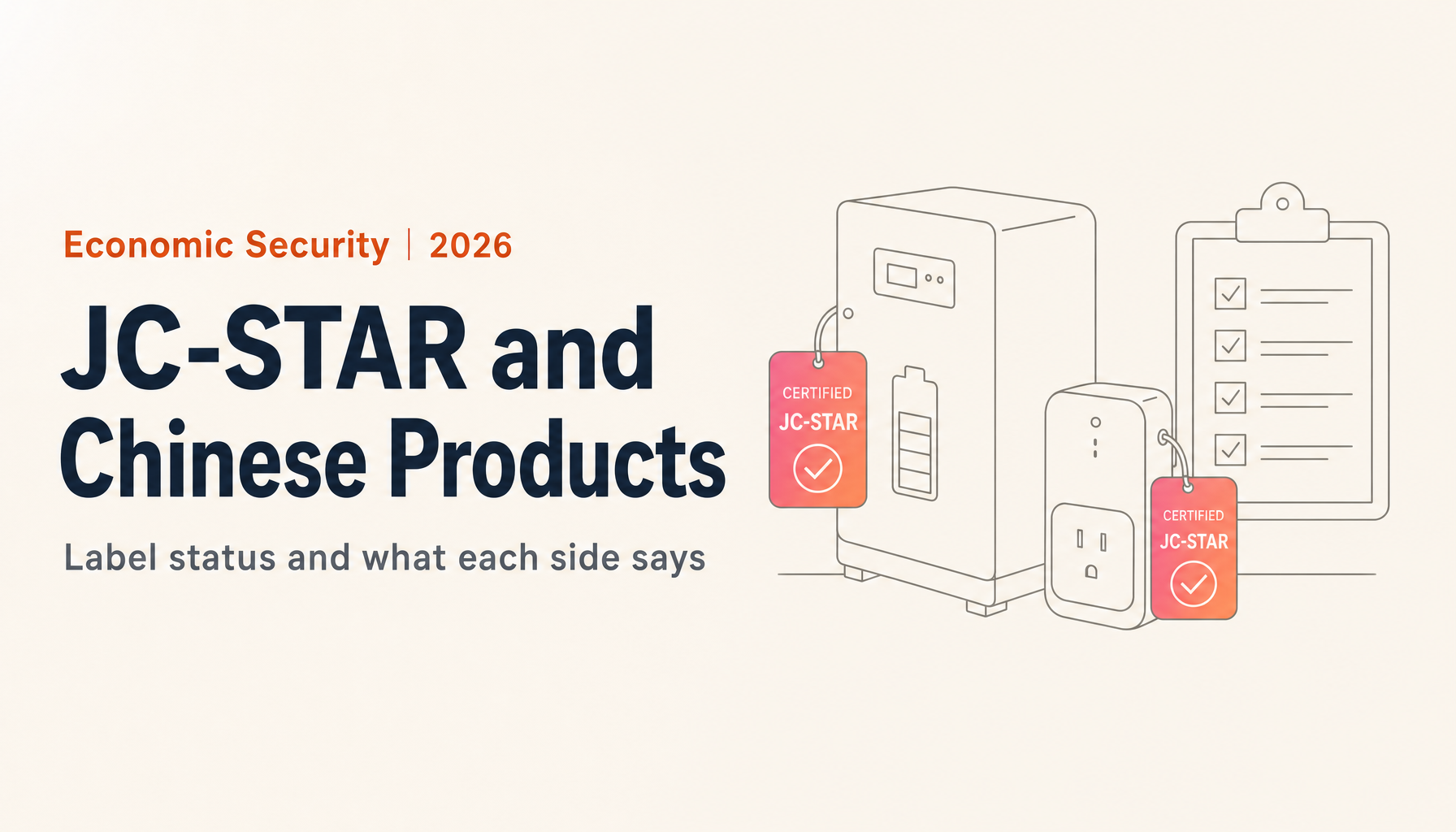 JC-STAR and Chinese Products: Label Status and the "De Facto Exclusion" Debate (October 2026)