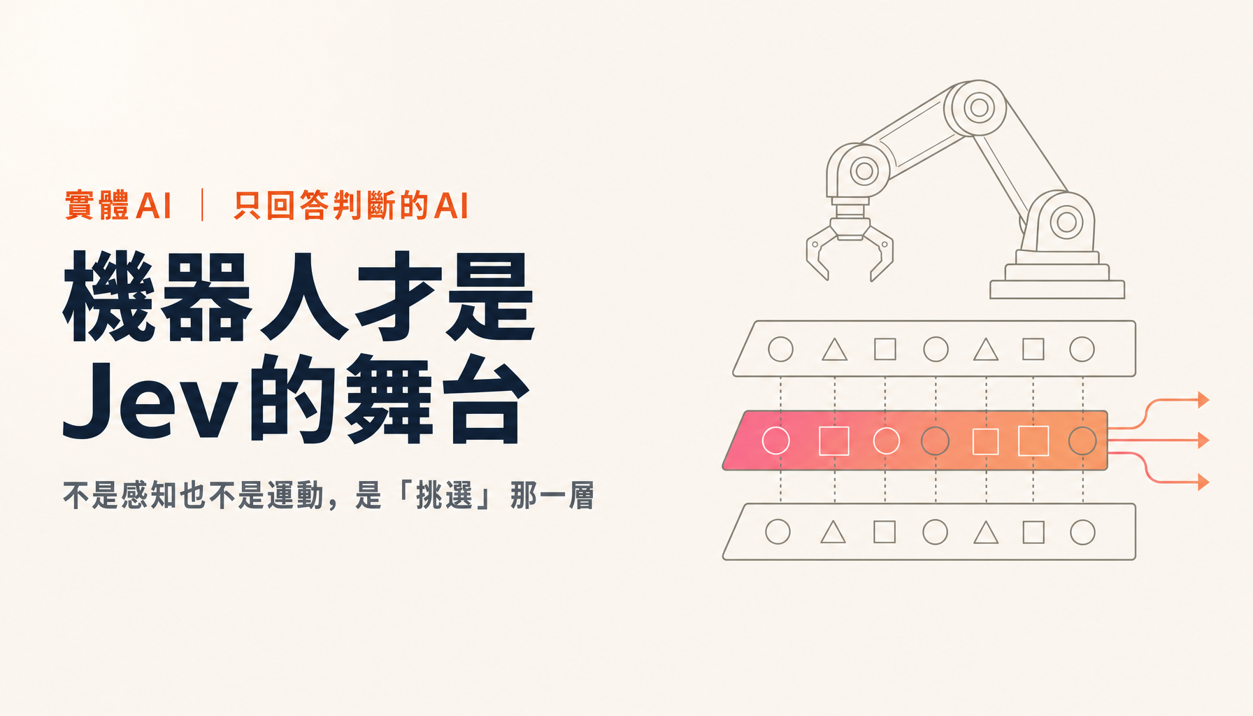 機器人才是Jev的舞台|夾在運動與規劃之間的判斷層