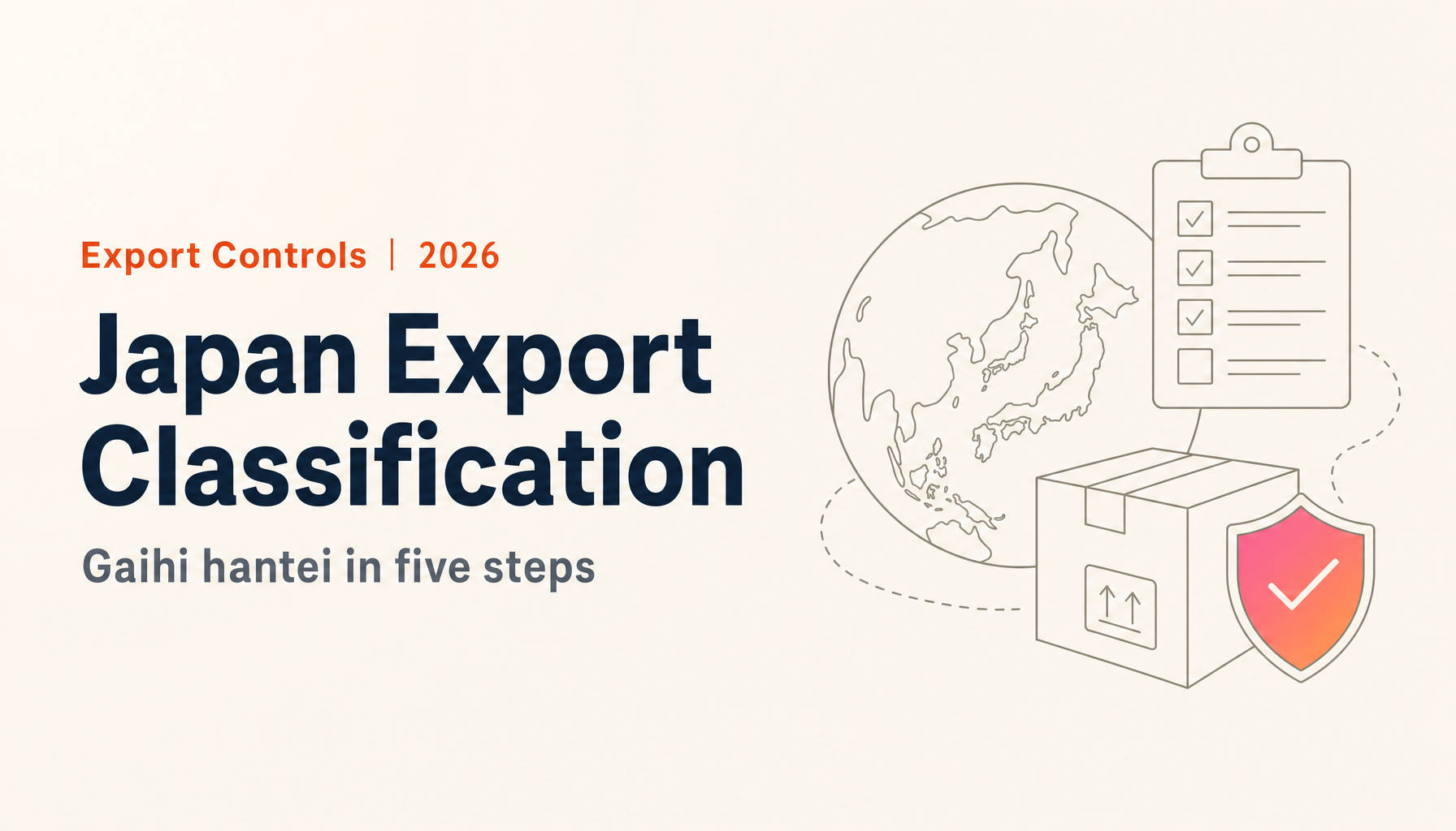 Japan Export Classification (Gaihi Hantei): The 5 Steps and What Is Current in October 2026