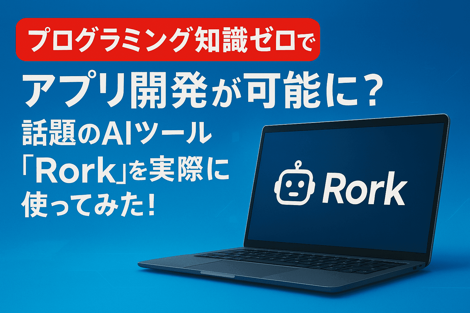 プログラミング知識ゼロでアプリ開発が可能に？ 話題のAIツール「Rork」を実際に使ってみた！