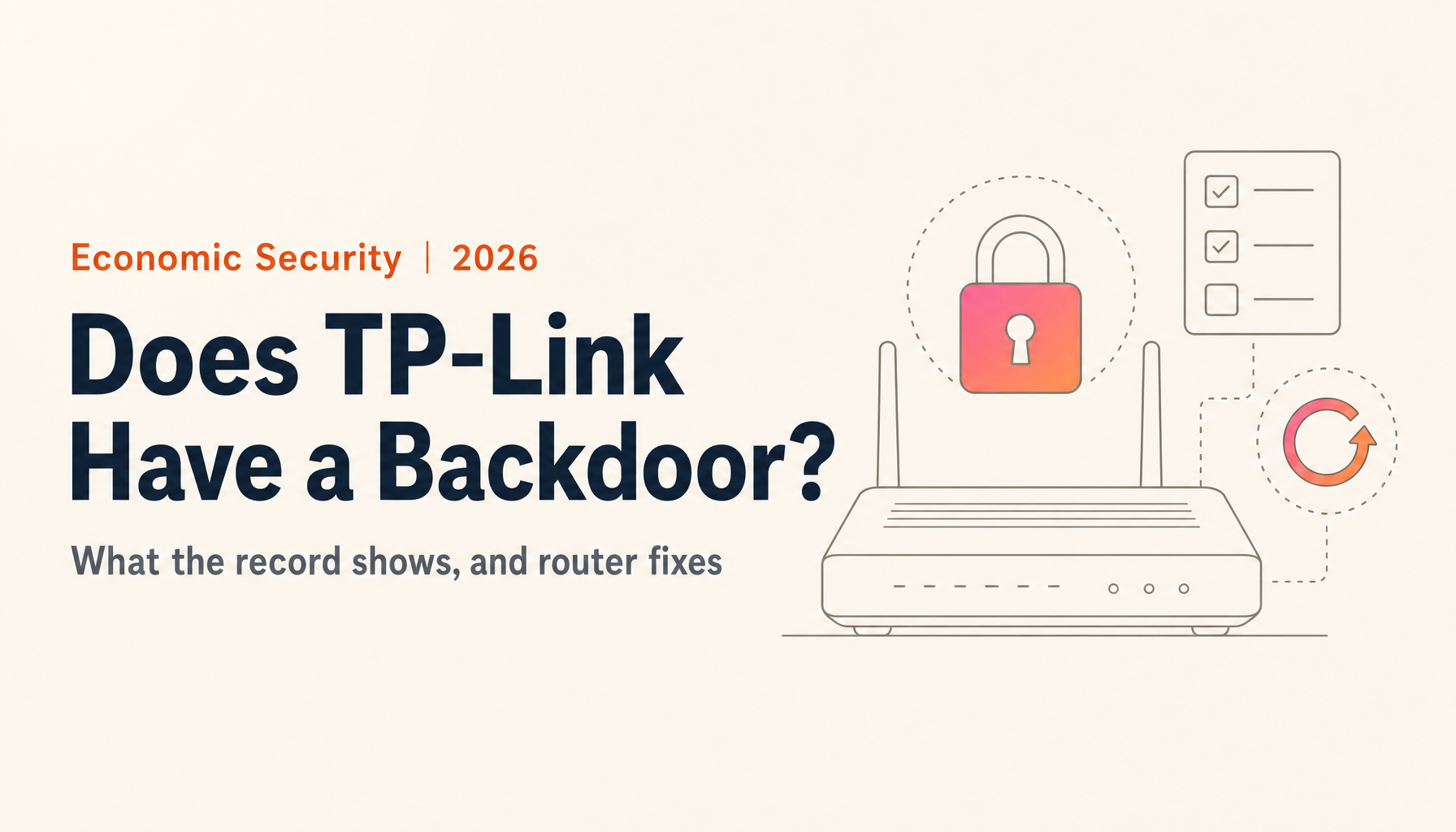 Does TP-Link Have a Backdoor? What the Record Shows and How to Secure Your Router