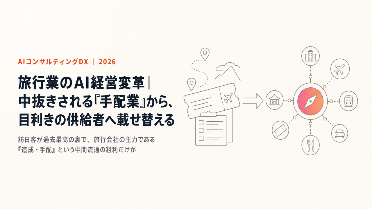 AI Transformation for Travel Agencies | From the Disintermediated "Arranger" to a Trusted Supplier of the Eye