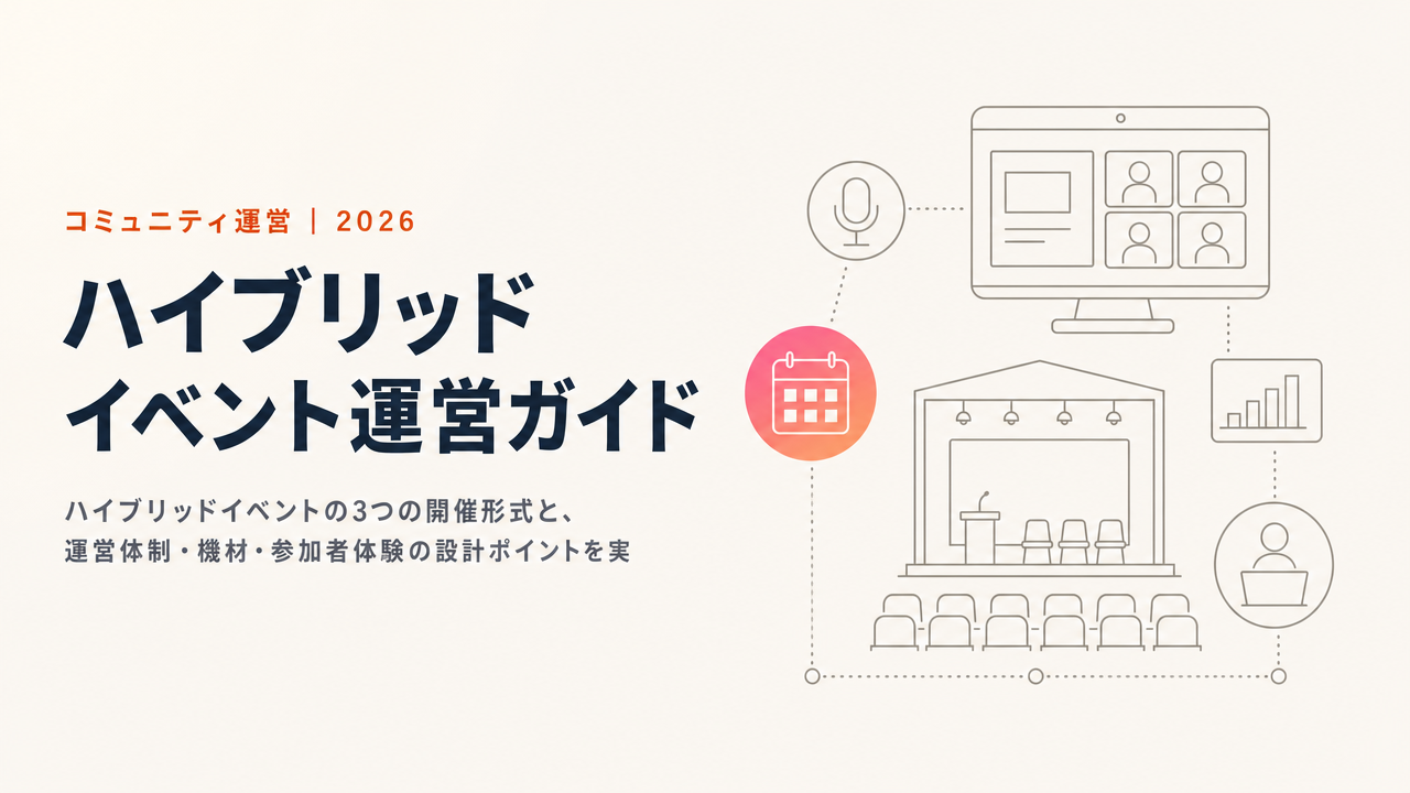 Hybrid Event Management Guide: The Optimal Blend of Online and Offline