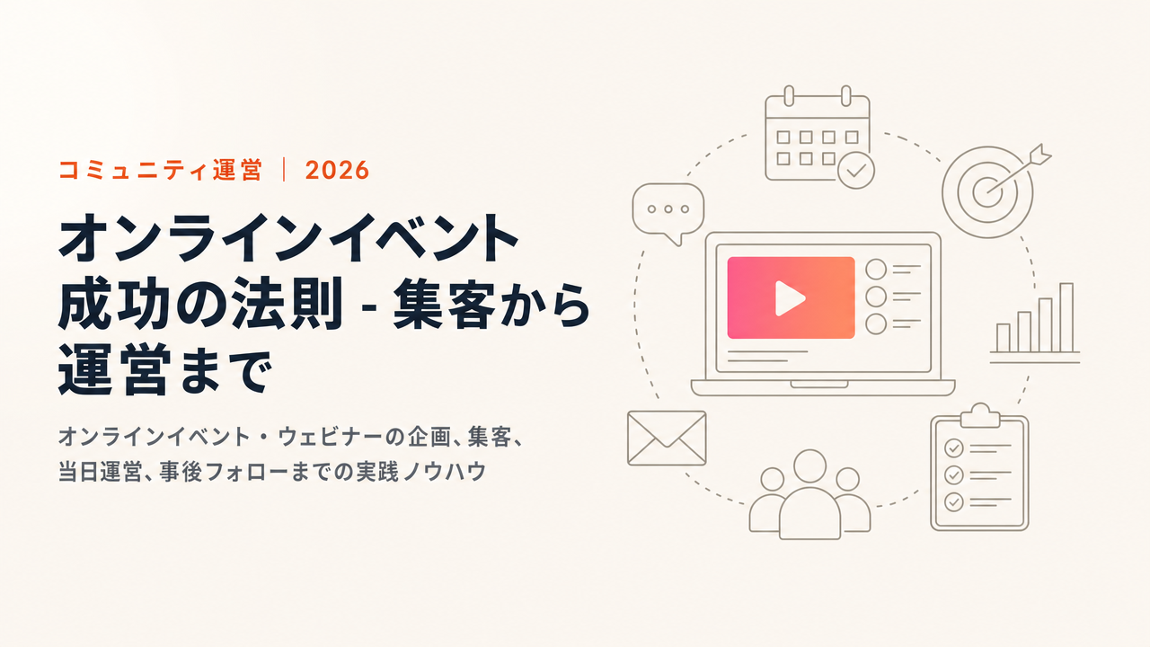 Online Event Success: From Promotion to Live Operations and Community
