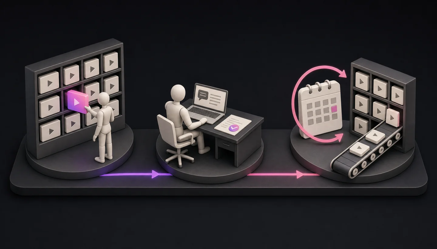 Concept of selecting AI lessons and applying them to daily work